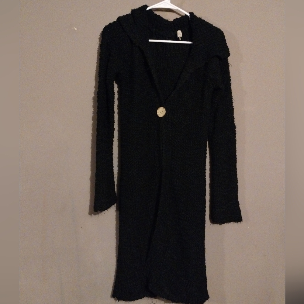 Costa Blanca Single Button Longline Cardigan